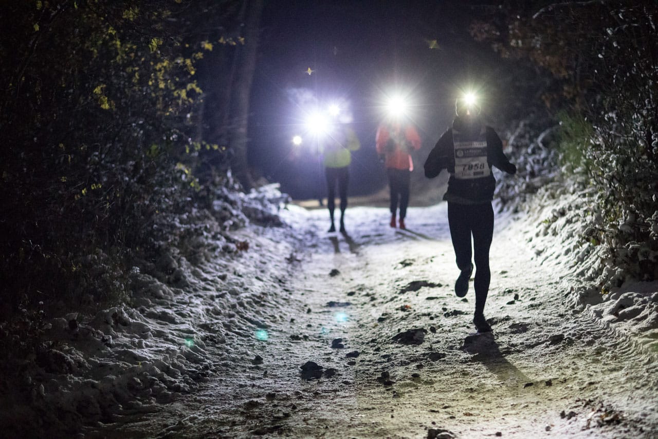course saint etienne lyon dans la nuit