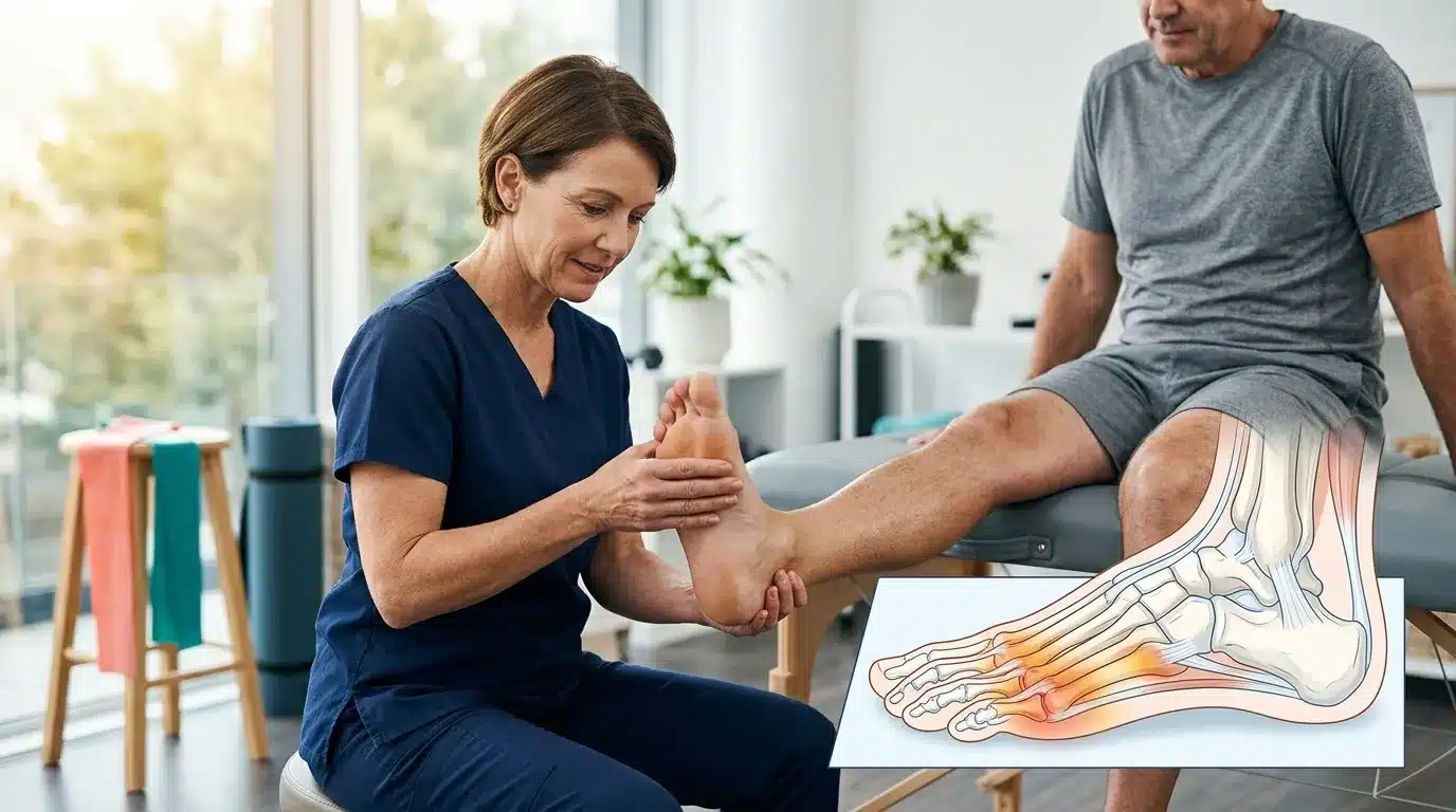 Métatarsalgie : traitement, symptômes, diagnostic et exercices kiné