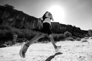 Coureurs Trail du Vulcain 2026 sur sentier volcanique de Volvic